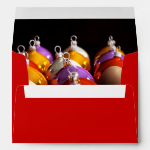 Christmas Baubles Personalized Merry Christmas env Envelope