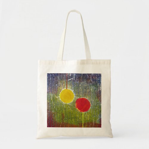 Christmas Baubles red and yellow tree decorations Tote Bag