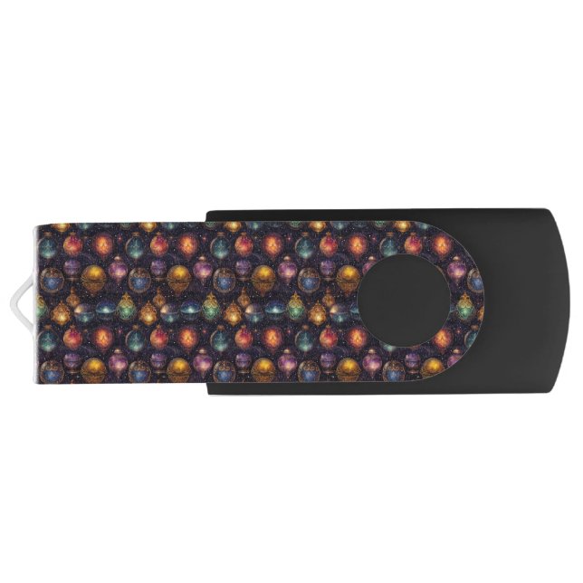 Christmas Baubles Thumb Drive (Back)