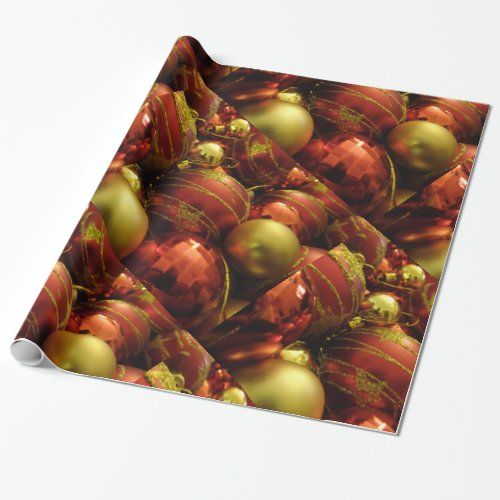 Christmas Baubles Wrapping Paper