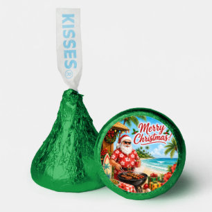 Christmas BBQ Santa Claus Tropical Beach  Hershey®'s Kisses®