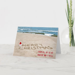 Christmas Beach for Customer Holiday Card