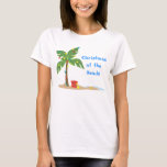 CHristmas Beach Scene T-Shirt