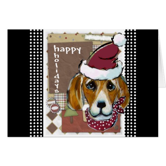 CHRISTMAS BEAGEL CARDS (Front Horizontal)