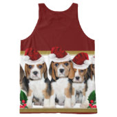 Christmas Beagle puppies All-Over-Print Tank Top (Back)