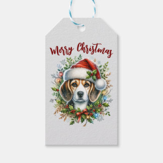 Christmas Beagle Rustic Christmas Farmhouse Style Gift Tags