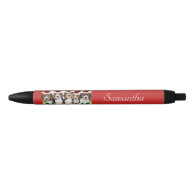 Christmas Beagles Red personalized pen
