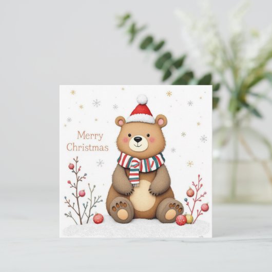 Christmas Bear (Standing Front)