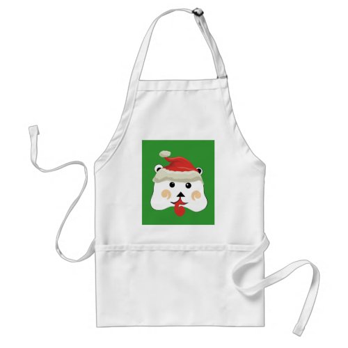 Christmas Bear Adult Apron