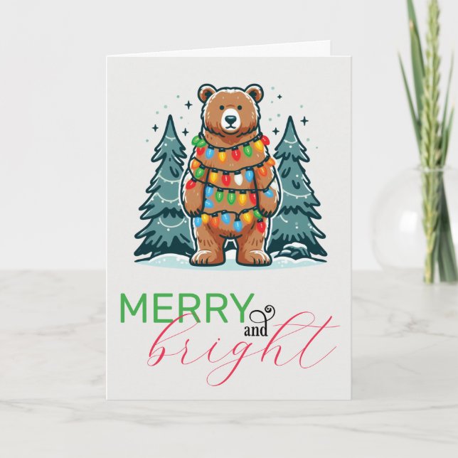Christmas Bear Card (Front)