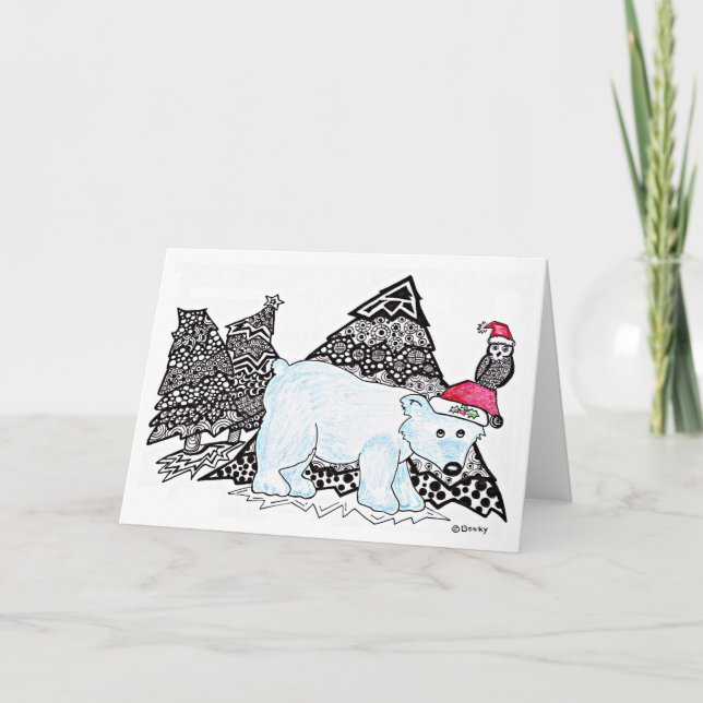 Christmas Bear Card (Front)