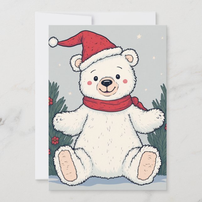 Christmas Bear Card (Front)