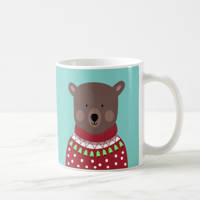 Christmas Bear Coffee Mug (Right)