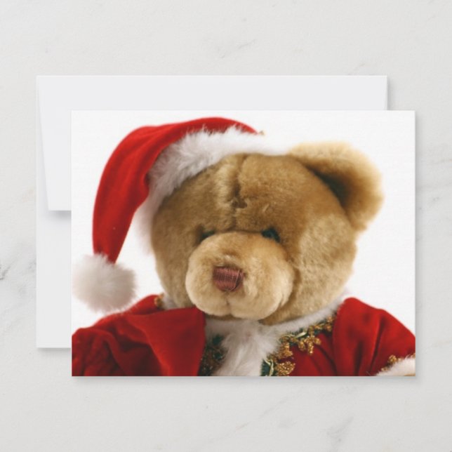 christmas bear holiday card (Front)