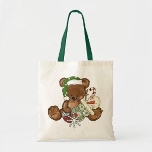 Christmas Bear Holiday tote bag