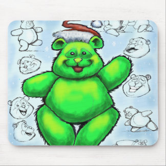 Christmas Bear Mouse Pad