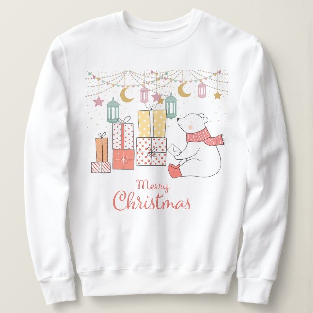 Christmas Bear Sweatshirt (Design Front)