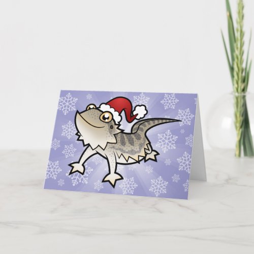 Christmas Bearded Dragon  Rankins Dragon Holiday Card