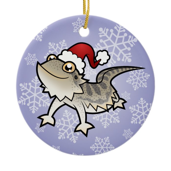 Christmas Bearded Dragon / Rankins Dragon Christmas Ornament