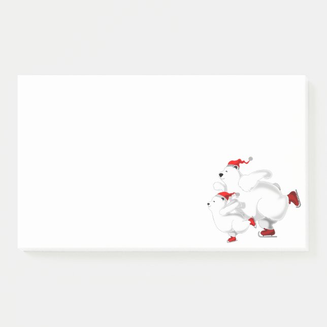 Christmas Bears Post-it® Notes (Front)