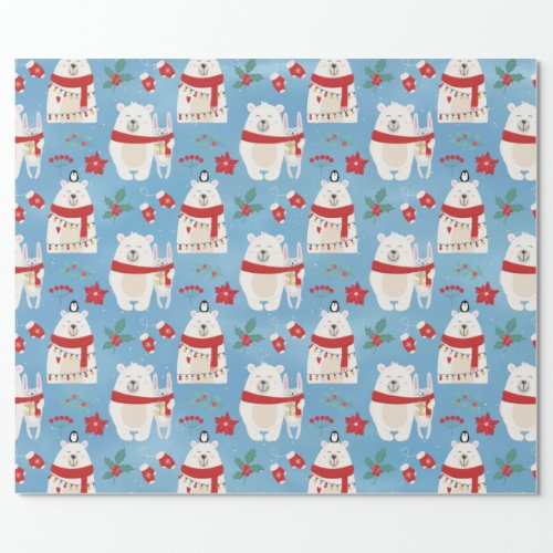 Christmas Bears Wrapping Paper