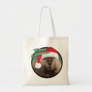 Christmas Beaver - Budget Tote Bag