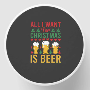 Christmas Beer Holiday Drinking Mini Candle Favors