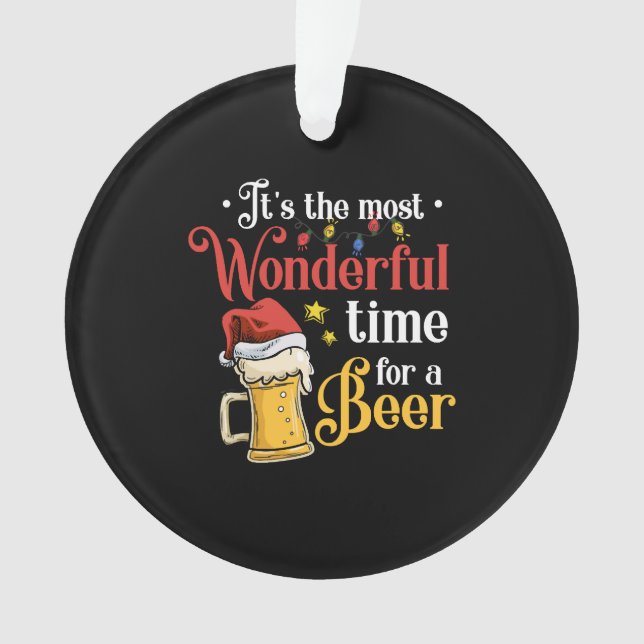 Christmas Beer Ornament (Front)