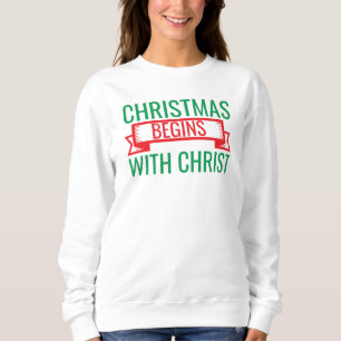 Christmas Begins with Christ-15523 T-Shirt Hoodie
