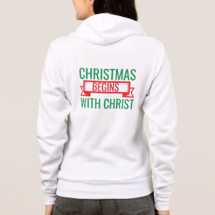 Christmas Begins with Christ-15523 T-Shirt Hoodie
