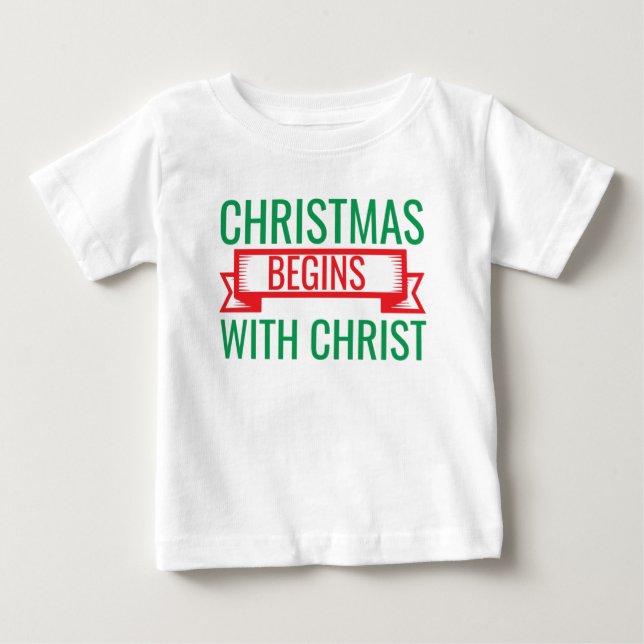 Christmas Begins with Christ-15523 T-Shirt Hoodie (Front)