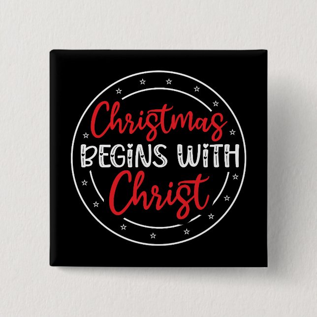 Christmas Begins With Christ-65772 Button (Front)