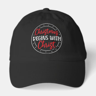 Christmas Begins With Christ-65772 Hat