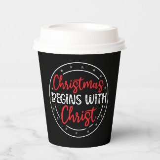 Christmas Begins With Christ-65772 Paper Cups