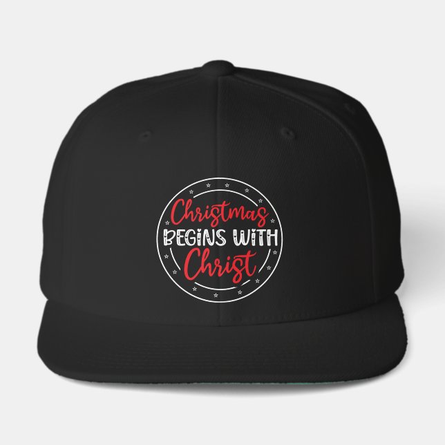 Christmas Begins With Christ-65772 Visor (Front)