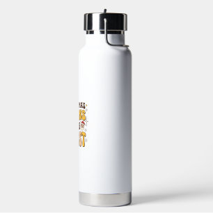 Christmas Begins With Christ Santa Tree Design Water Bottle