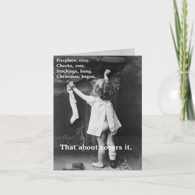 Christmas Begun - Note Card (Front)