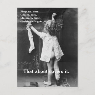 Christmas Begun - Postcard