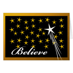 Christmas, Believe, Spirit of the Season, Stars Cards