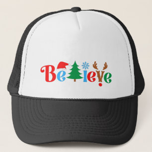 Christmas Believe Trucker Hat