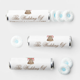 Christmas Bell Custom Holiday Wedding Breath Savers® Mints