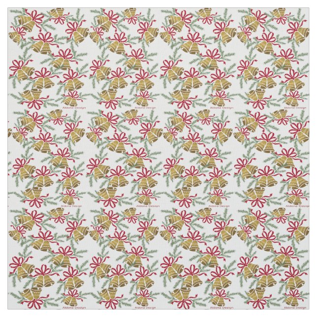 Christmas Bell Fabric (Swatch)