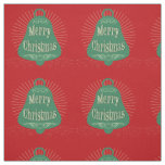 Christmas bell fabric