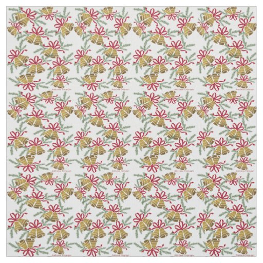 Christmas Bell pattern Fabric
