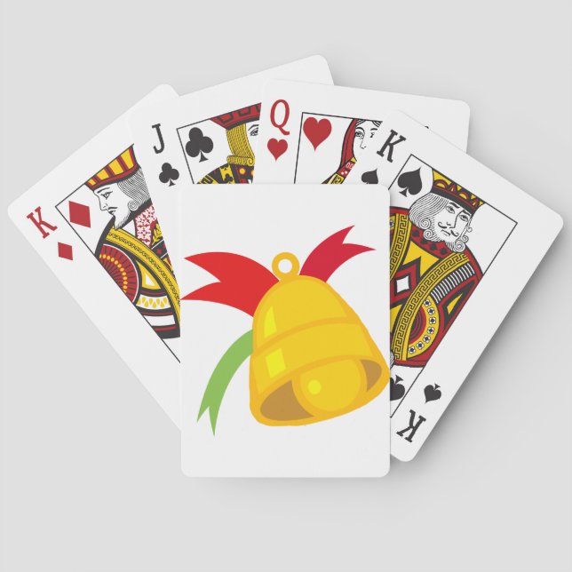 Christmas Bell Poker Cards (Back)