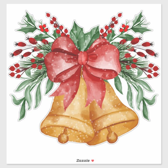 Christmas Bell Sticker (Sheet)