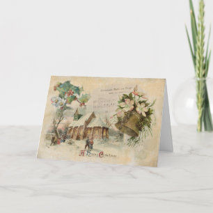 "Christmas Bell" Vintage Christmas Card