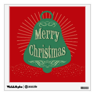 Christmas bell wall decal