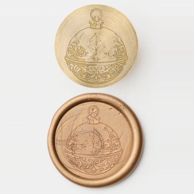 Christmas Bell Wax Seal Stamp (Stamped)