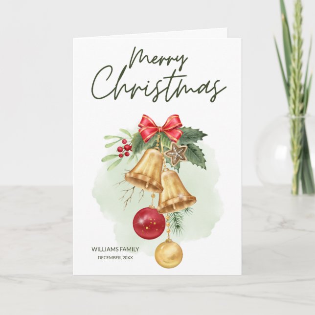 Christmas Bells  Card (Front)